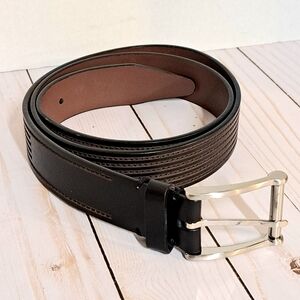 Torino Men's Black Leather Belt